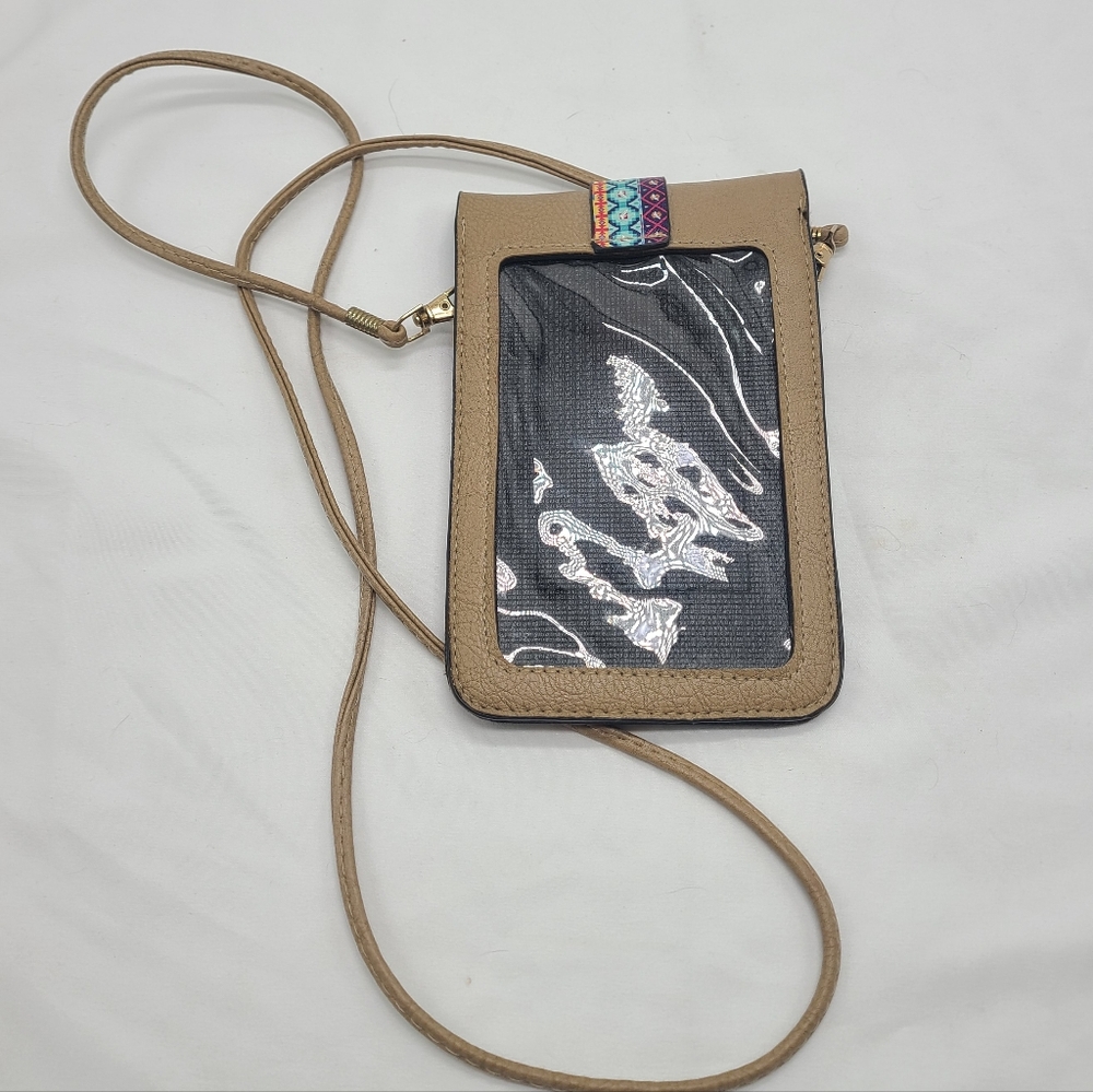 Styline Aztec Pattern Cellphone Crossbody Bag - Picture 2 of 2